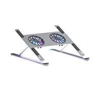 Holibanna Soporte Portátil para Laptop con Ventilador de Refrigeración Base Ergonómica con Protección para Ordenador Portátil Gaming