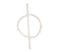 Holibanna Sujetadores para Cortinas Delicados Estilo Bohemio Cuerda Redonda De Algodón Tejida Mano Soporte Práctico para Barras De Cortinas para Salón y Cocina