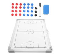 Holibanna Tablero de Ejercicios de Fútbol Magnético de Aleación de Aluminio, Pizarra de Pared para Enseñanza y Entrenamiento de Estrategia