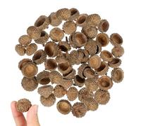 Holibanna Tapas de Bellota Resistentes para Manualidades 150 Tamaño Versátil de 1-2,5 Cm para de Mesa en Fiestas y Navidad