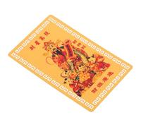 Holibanna Tarjeta Amuleto de Suerte con Imagen de Fortuna Protección y Prosperidad Ligera y Compacta para Bolsillo o Cartera Regalo Coleccionable para Familia y Amigos