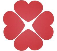 Holibanna Tarjetas de Papel en Forma de Resistentes al Desgaste 40 para San Valentín, Fáciles de Escribir para Regalos y Manualidades