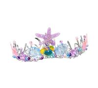 Holibanna Tiara De Actuación De Princesa Linda Diadema Para Mujer Tiaras De Sirena Banda Para El Cabello Diadema De Sirena De Sirena Del Océano Aro De Sirena El Plastico