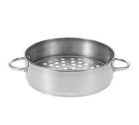 Holibanna Vaporera de Acero Inoxidable con Agujeros Pequeños y Cercanos, Cesta Redonda para Cocinar al Vapor, Utensilio de Cocina Resistente y Antideslizante para Uso Doméstico
