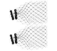 Holibanna Velo de Novia Pequeño Negro 2 Piezas con Pedrería de Imitación, Malla Fina Retro Desmontable para Bodas, Despedidas de Soltera y Fiestas Obsequios