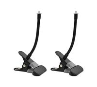 Holicfun Soporte flexible para cámara de seguridad para Blink, Ring, Arlo, Eufy, Wyze, Google Nest Cam, cámara exterior Simplisafe y más, negro, paquete de 2