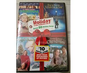 Holiday 4-Film Collection, Bonus 20 Holiday Songs, ' A Very Mary Christmas, Beyond Tomorrow, Angel In The Family, Young Pioneers' Christmas '