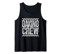 Holiday Baking Crew Merry Christmas Retro Festive Cita Camiseta sin Mangas