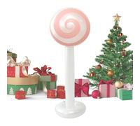 Holiday Balloon, Inflatable Christmas Prop with Large Size, Giant Lollipop for Outdoor, Weather Resistant, Quick Inflate Feature, Party Tool, Seasonal Accessory for Patio 17.72x15.75x47.24 Inches