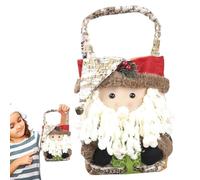 Holiday Candy Bags, Christmas Cartoon Treat Bags, Festival Treat Bags For Gatherings, Portable Holiday Goodie Bags, Fun Treat Bags For Family Parties, Colorful Christmas Goodie Bags