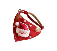 Holiday Cat Bandana - Christmas Adjustable Elastic Costume, Festive Scarf for Family Photoshoot Gathering Party Role Play Performance Fun Outfit Decoration