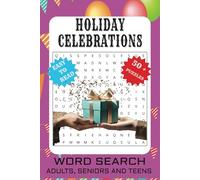Holiday Celebrations Word Search Puzzle Book: 6x9 inches 110 pages | ... Gift for Vacations, and Free time