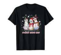 Holiday Chaos Crew - Lindo y Divertido trío de Palomas navideñas Camiseta