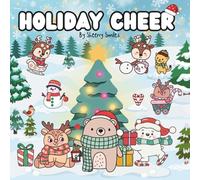 Holiday Cheer: A Merry Coloring Adventure with Adorable Animals and Festive Christmas Scenes