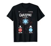 Holiday Cheer Christmas Is Calling Diseño de Llamadas entrantes Camiseta