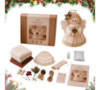 Holiday Felt Doll Craft Set Santa Snowman Gingerbread Reindeer Sewing