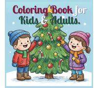 Holiday Festival Coloring Book for Kids and Adults, Bold & Easy Coloring Book: Inspiring Simple illustration, cute characters related to Christmas, ... Good Friday & Halloween fun activities
