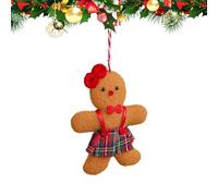 Holiday Figures - Cute Cartoon Pendants for Seasonal Styling | Adorable Hanging Accents with Soft Candy Details & Lightweight Ribbon Hangers for Living Room Tree, Festive Shelf, Entry Console
