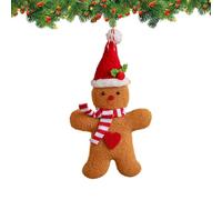 Holiday Figures - Cute Cartoon Pendants for Seasonal Styling | Adorable Hanging Accents with Soft Candy Details & Lightweight Ribbon Hangers for Living Room Tree, Festive Shelf, Entry Console