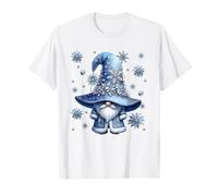 Holiday GNOME For Christmas Matching Family Cute Snowflake Camiseta