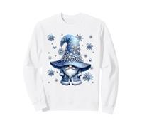 Holiday GNOME For Christmas Matching Family Cute Snowflake Sudadera