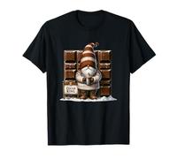 Holiday GNOME For Men and Boys Love Chocolate and Hot Cocoa Camiseta