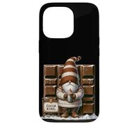 Holiday GNOME For Men and Boys Love Chocolate and Hot Cocoa Carcasa para iPhone 13 Pro