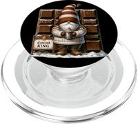 Holiday GNOME For Men and Boys Love Chocolate and Hot Cocoa PopSockets PopGrip para MagSafe