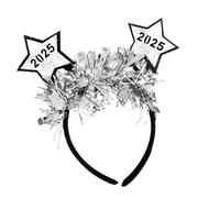Holiday Headwear Accessories | Christmas Birthday Hair Accessories | New Year’s Eve Parties Headband | Sequin Headband | Glitter Hair Accessories | Comfortable and Adjustable for Long Wear