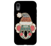 Holiday Joy con Estampado de Leopardo de Santa Koala Carcasa para iPhone XR