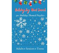 Holiday Joy Word Search: Relaxing Christmas Themed Puzzles for Adults, Seniors and Teens | 6x9 Inches, 50+ Games With Solutions | Great Gift for the Holidays or as a Stocking Stuffer