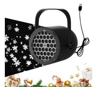 Holiday LED Snowflake Projector for Outdoor Decor ? Waterproof Lamp for Garden Yard Patio Wall Ceiling | Snowfall Effect Light with Remote Timer, Ideal for Porch Living Room Bedroom Party New?Year Cel