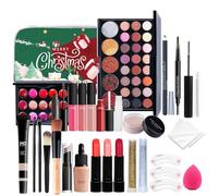 Holiday Makeup Set, Waterproof Makeup Kit, Christmas Makeup Set, Portable Makeup Box, All-in-1 Makeup, Makeup Storage Box for Women Ladies Beauty Accessories