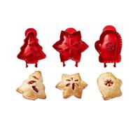 Holiday Mini Pie Mold,Hand Pie Molds, Dough Press Pocket Pie Molds,Mini Pie Maker for Holiday Party Food Making (3PCS-A)