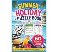 Holiday Multi Puzzle Book: Word Search, Crossword and Sudoku puzzles |6x9 inches, 120 pages|60 puzzles...Gift, Holiday, Relaxation (Word Searches, Puzzles and Crosswords)