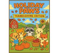 Holiday Paws: Thanksgiving Edition Coloring Book