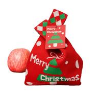 Holiday Present Bags for Candy, Christmas Goody Bags, 9.06x5.71 Inches Christmas Treat Bags for Goody Christmas Candy Bags with Handle for Classrooms, 9.06x5.71 inches
