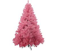 Holiday PVC Artificial Spruce Spruce, árbol de Navidad con bisagras multicolor livianas con soporte de metal fácil de decoración del festival de montaje, árbol de navidad premium de 180 cm/6 pies