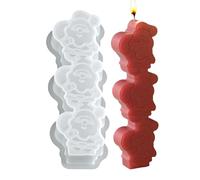 Holiday Silicone Molds - Santa, Tree, Elk Resin Craft Supplies | Festive Design, Silicone Material, Ideal for Epoxy, Clay, Soap, Chocolate Candle Baking Christmas Colorful