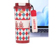 Holiday Steel Tumbler - Insulated Water Mug for Outdoor | Stainless Build with Leakproof Lid, Hot Cold Drink Cup, Tumbler for Office Students Travelers Sports Commute Hiking Picnic Beach Camping Kids