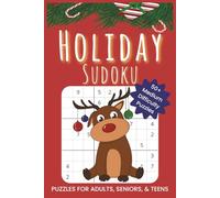 Holiday Sudoku Puzzle Book: 60 Festive Christmas Sudoku Puzzles for Adults & Kids | 6x9 Holiday Activity Book | Medium Difficulty Brain Games for Relaxing Winter Fun
