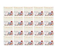 Holiday Table Napkins, Authentic Dinner Toallas, Square Guest Paper Towels, 20 Count Absorbent Napkins for Family Dining Celebration Decorations Table Setting Use 12,99 x 12,99 pulgadas