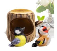 Holiday Toys, Cartoon Plush Doll, 5.51 Inches Decorative Figure Tool, Realistic Cute Desk Decor with Balanced Grip, Gift Accessory for Bird Lovers Kids Adults Friends, Home Supply for Birthday & Party