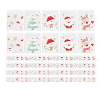 Holiday Treat Bags | Christmas Candy Present Bags | Christmas Packaging Bags | Small Toys Christmas Wrap Bags | Festive Candy Wrapping | Convenient Pack of 100 Bags for Multiple Presents or Parties