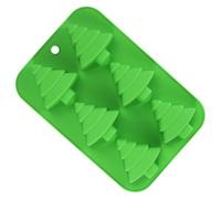 Holiday Tree Silicone Mold - Reusable Flexible Non-Stick Moulds for Fondant Candy Chocolate Soap Resin Ice Cubee Craft Projects, Easy Demolding Food-Safe Silicone | Christmas Party Desserts Baking DIY