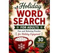 Holiday Word Search for Adults: Fun and Relaxing Puzzles for Holiday Enjoyment