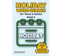 Holiday Word Search for Adults & Seniors: Festive Puzzles for Christmas, Halloween, Thanksgiving, Easter & Year-Round Celebrations