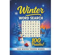 Holiday Word Search Fun: 100 Festive Puzzles to Brighten Your Winter Season: Relax and unwind with cheerful winter-themed crosswords for cozy nights by the fire