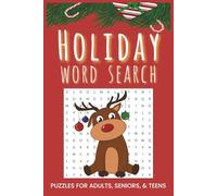 Holiday Word Search Puzzle Book: 50+ Festive Christmas Puzzles for the Advent Season | Fun Holiday Activity Book for Adults & Kids | 6x9 Inches, 110 Pages of Seasonal Word Search Fun