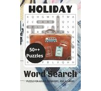 Holiday Word Search Puzzle Book: Easy to Read Print | 6 x 9 inches, 144 pages | 70+ puzzles - Gift for Vacations, Holidays, and Relaxing Times